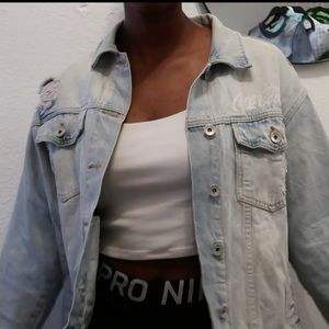 Cotton On Denim Coca Cola Jacket